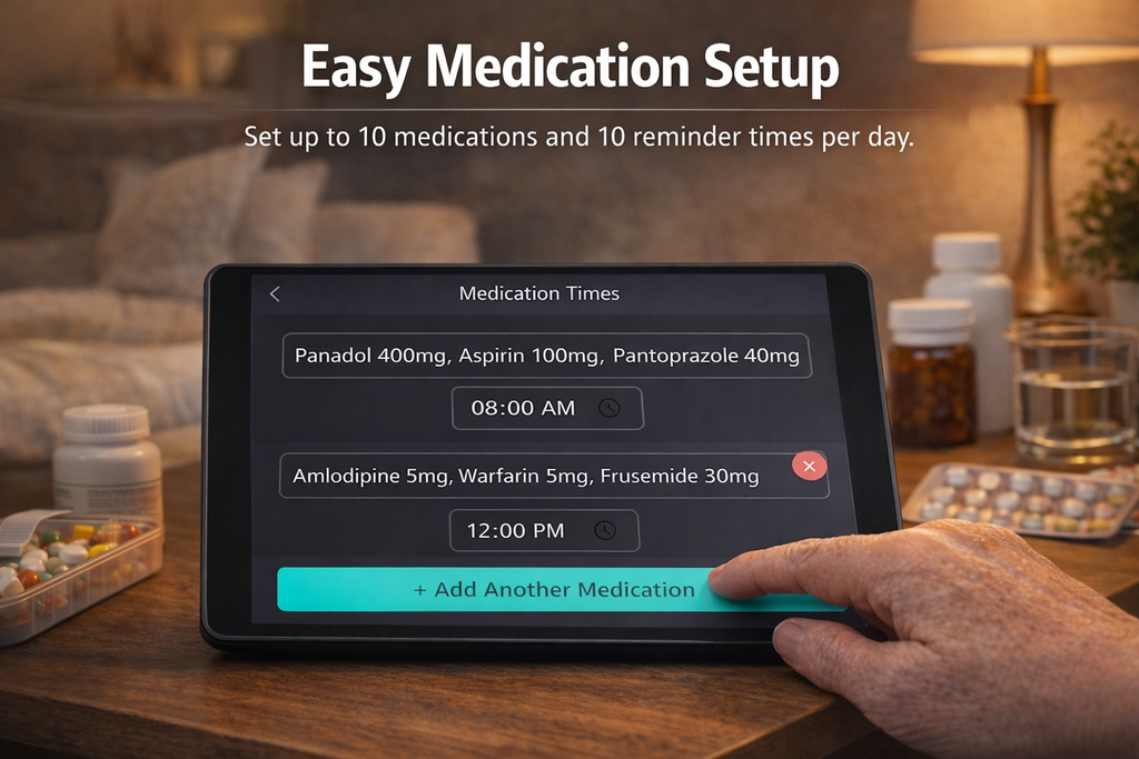 MedClock - Simple Medication Reminder for Independent Living