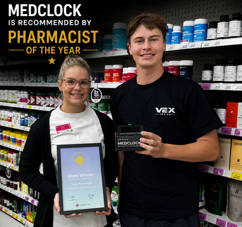 MedClock – Medication Reminders with Family Peace of Mind with 2 year SMS plan included